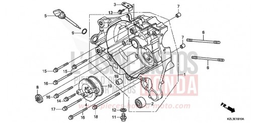 CARTER VILEBREQUIN DROIT NSC110MPDC de 2012